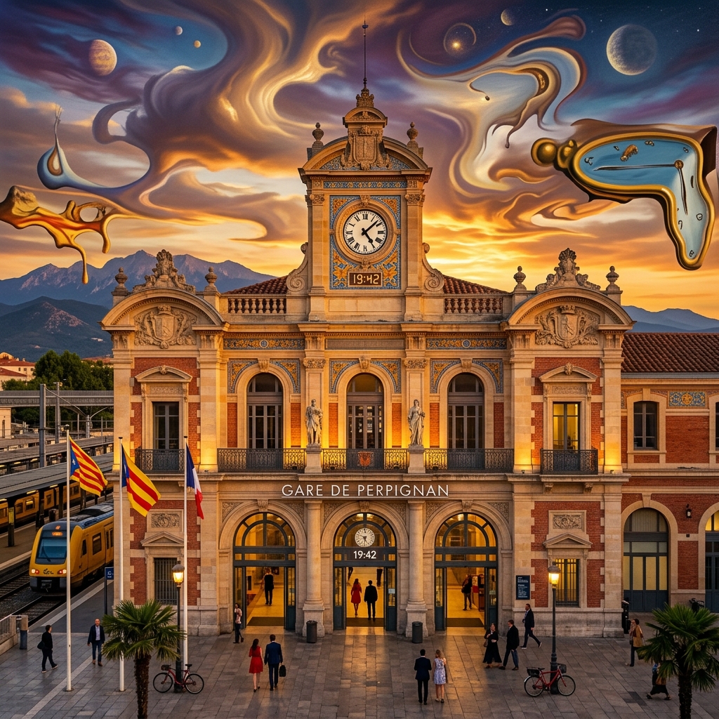 La gare historique de Perpignan, Centre du Monde célébré par Dalí